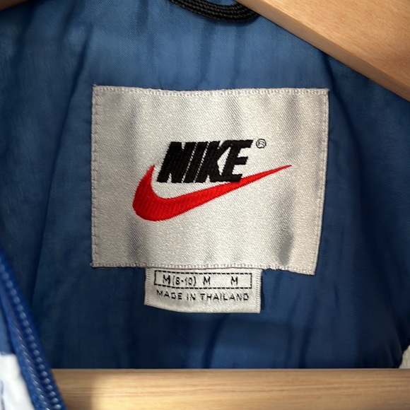 Rare Vintage NIKE Swoosh Full Zip Windbreaker Jacket 90s - Picture 2 of 7